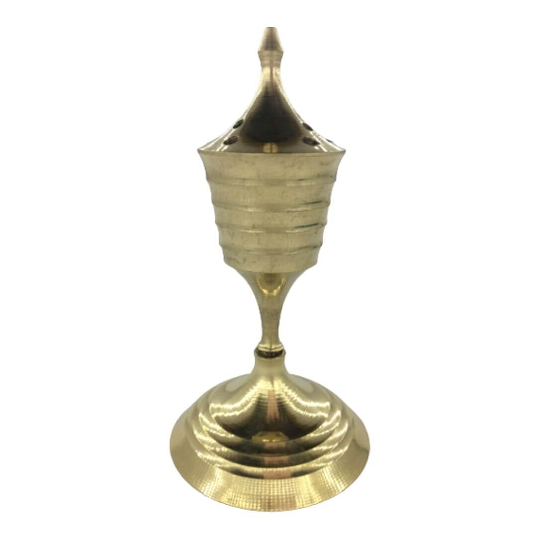 MAYAPURI Pure Brass Dhoop Dani/Agarbatti Stand/Incense/Dhoop Kathi Holder for Home Temple Puja (Pack of 1)