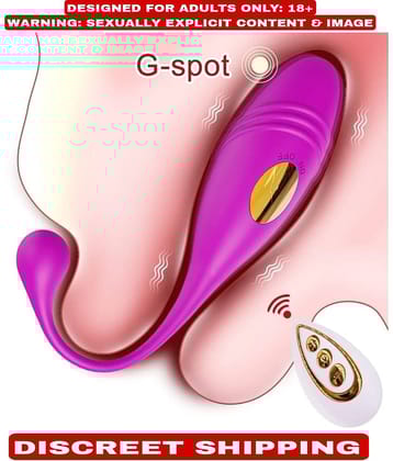 WIRELESS REMOTE CONTROLLED FISH SHAPED VIBRATING EGG IN 10 VIBRATION MODES WITH USB CHARGING OPTION SEX TOY FOR WOMEN  (LOW PRICE)