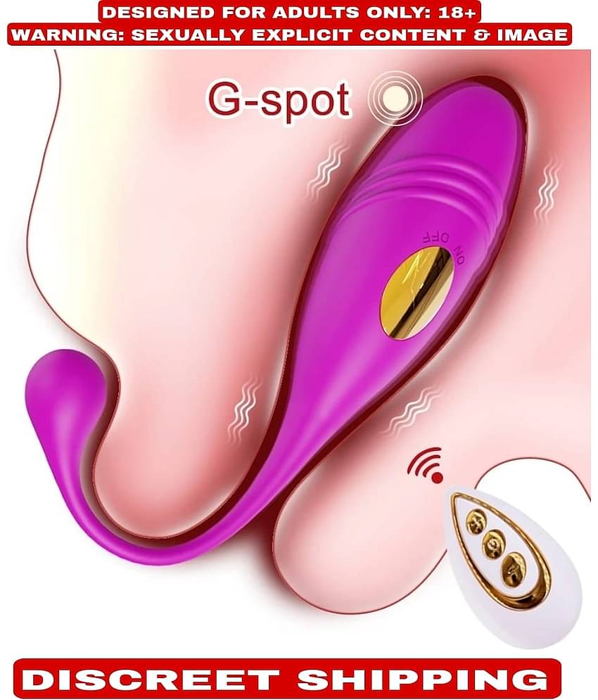 WIRELESS REMOTE CONTROLLED FISH SHAPED VIBRATING EGG IN 10 VIBRATION MODES WITH USB CHARGING OPTION SEX TOY FOR WOMEN  (LOW PRICE)