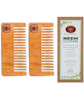 Ayurveda Amrita - Wide Tooth Comb For All Hair Types ( Pack of 2 )