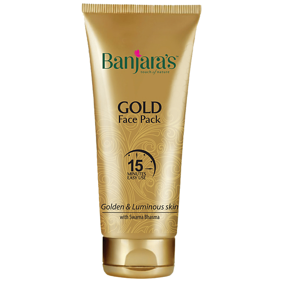 Banjara's Gold Face Pack, 50 G Tube