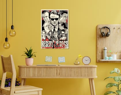 "RESERVOIR DOGS: MOVIE"- Shiny & Sturdy Metallic Poster  Art That Pops & Sticks (Literally!)-A3