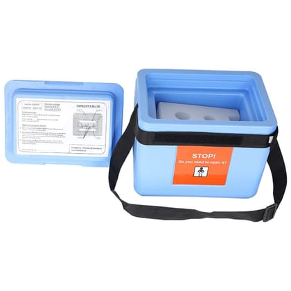 FAIRBIZPS Mini Vaccine Carrier Box with 2 Ice Pack Small Vaccine Storage Box (0.90 Ltr) Blue FAIRBIZPS Mini Vaccine Carrier Box with 2 Ice Pack Small Vaccine Storage Box (0.90 Ltr) Blue