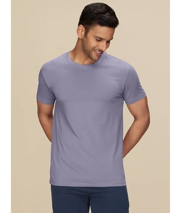 XYXX Pack of 1 Cotton Regular Fit Men's T-Shirt ( Lavender )