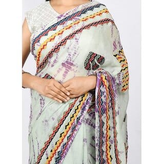 Applique Kota Doriya Saree