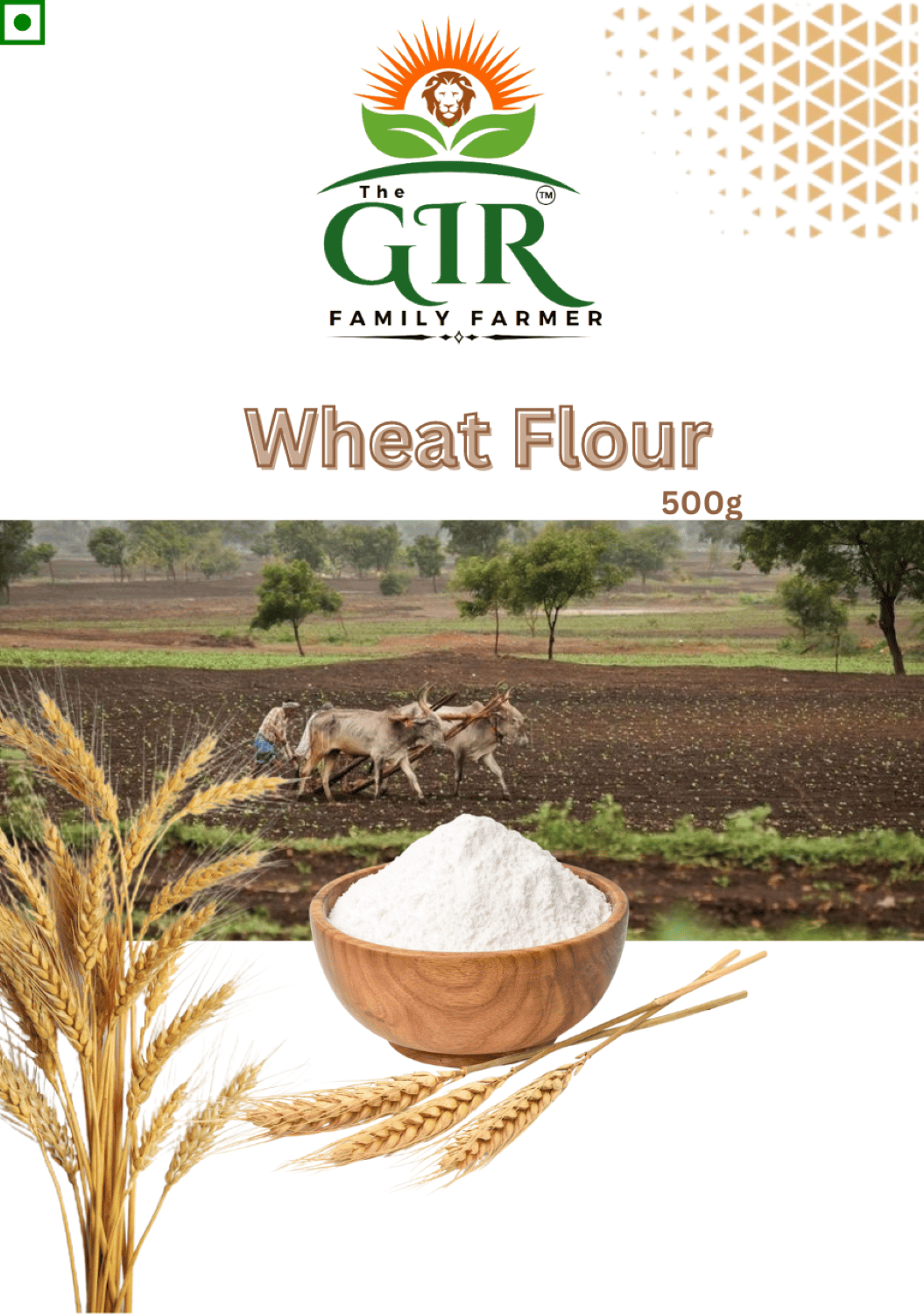 Chakki Fresh Whole Wheat Atta | 100% Wheat Atta| Upto 6 hours of Softness| 1KG