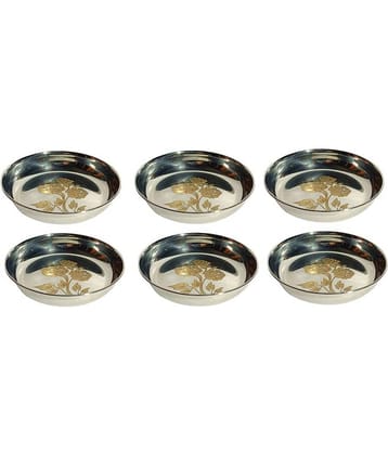 A & H ENTERPRISES - Stainless Steel Dessert Bowl 100 mL ( Set of 6 )