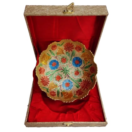 Brass Decorative Bowl Coloured Gosha Ss3 (BMAS231 G)