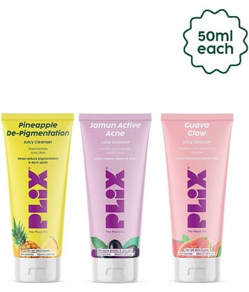 Plix - Daily Use Face Cleanser For All Skin Type 3 g ( Pack of 3 )