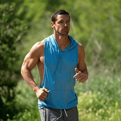 HOT BUTTON Solid Sleeveless Gym Vest Hoodie for Men - Stylish Workout Sleeveless Hooded T-Shirt
