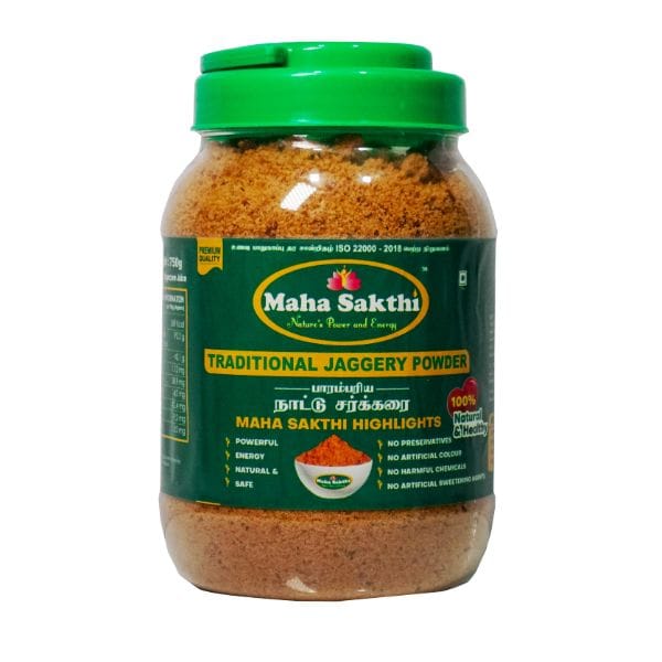 Maha Sakthi Premium Jaggery Powder 750 Gms pet