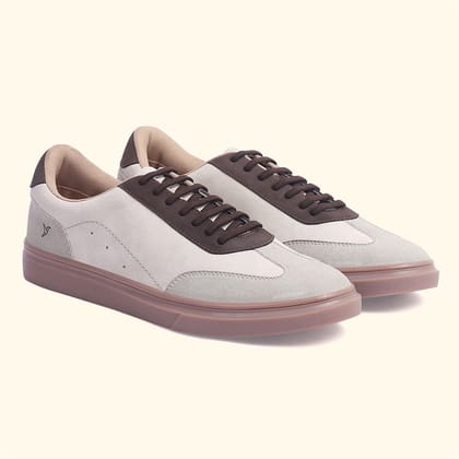 Stitch Men Sneakers-Beige / 8