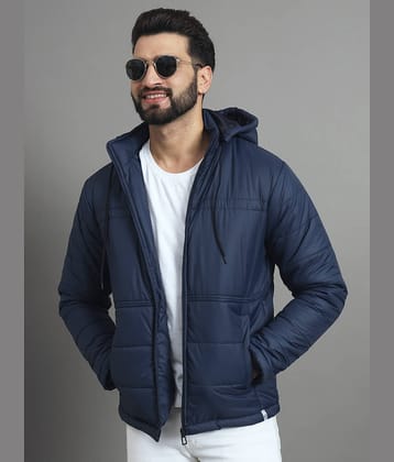 renuovo Polyester Men's Puffer Jacket - Navy Blue ( Pack of 1 )