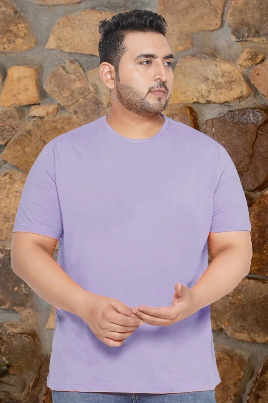 Plus Size - Periwinkle - Classic Crew-2XL