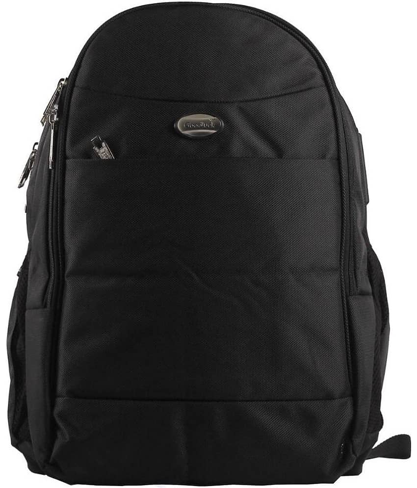 Goodluck Black Solid Laptop Bags