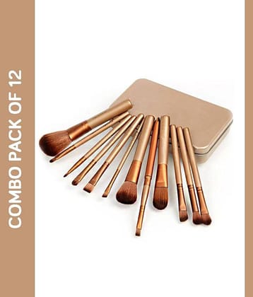Urban Makeup Brush Set with Storage Box - Set of 12