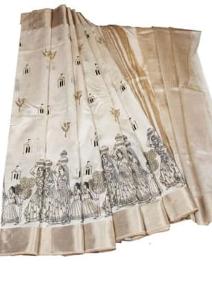 Elegant Jaipure Tresser Silk Saree