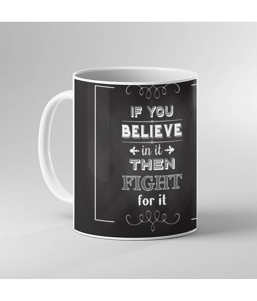 Keviv - Multi Color Ceramic Coffee Mug ( Pack of 1 )