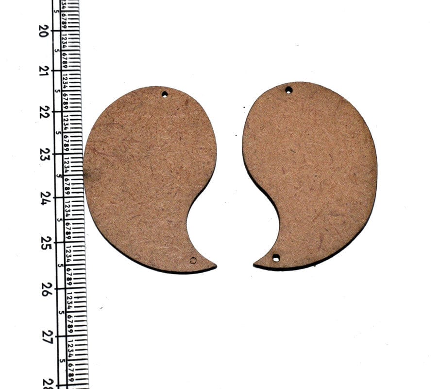 MDF Base use for jewellery making. (43 MM), WERR-010-1 Packet of 100 Pieces / 43 MM