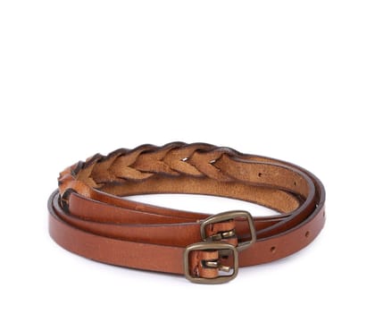 TWIN HEAD BELT-TAN / S