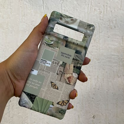 Green Collage Hard Case - Google Pixel 6 Pro