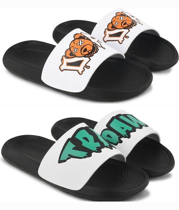PERY PAO Multi Color Men's Slide Flip Flop