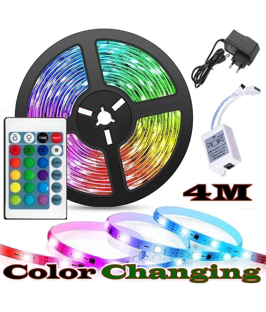 JMALL - Multicolor 4Mtr LED Strip (Pack of 1)