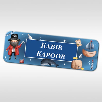 Treasure Island Waterproof Sticker - Set of 60-Navy Gradient
