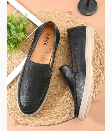 Sir Corbett Black Men's Slip on Shoes