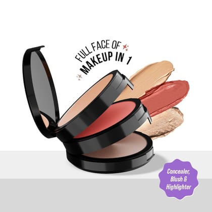 Staze 9to9  Triple Treat Stacked Face Palette - 01 Main Character