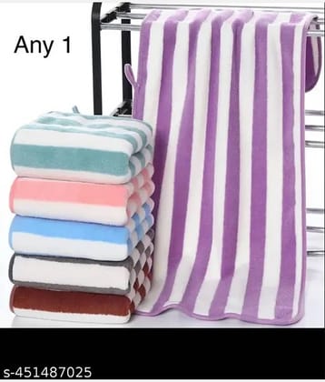 MILAP Pack of 1 Microfibre Below 300 -GSM Bath Towel ( Multicolor )