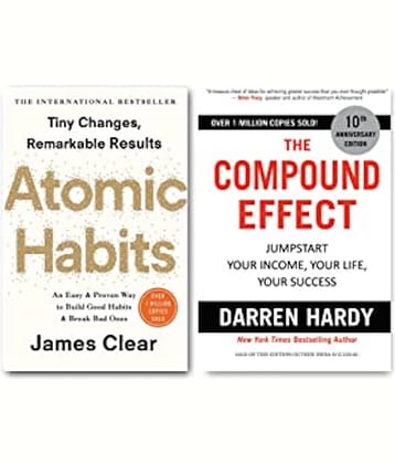Atomic habits & The compound effect Set of 2 Books