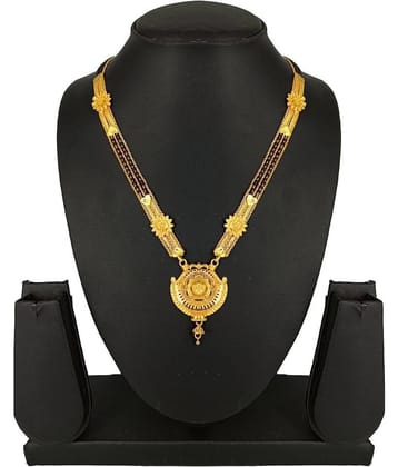 SHANKH-KRIVA - Gold Mangalsutra ( Pack of 1 )
