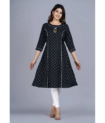 Aurelisa - Green Rayon Women's A-line Kurti ( Pack of 1 )