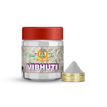 Giri Javadhu Vasanai Vibhuti | Thiruneeru  | Scented Holy Ash  | Viboothi  | Bhasma for Pooja 50 gram Bottle