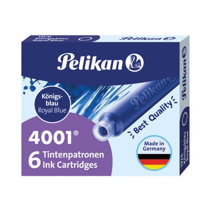 Pelikan 4001 Ink Standard Cartridge-Royal Blue