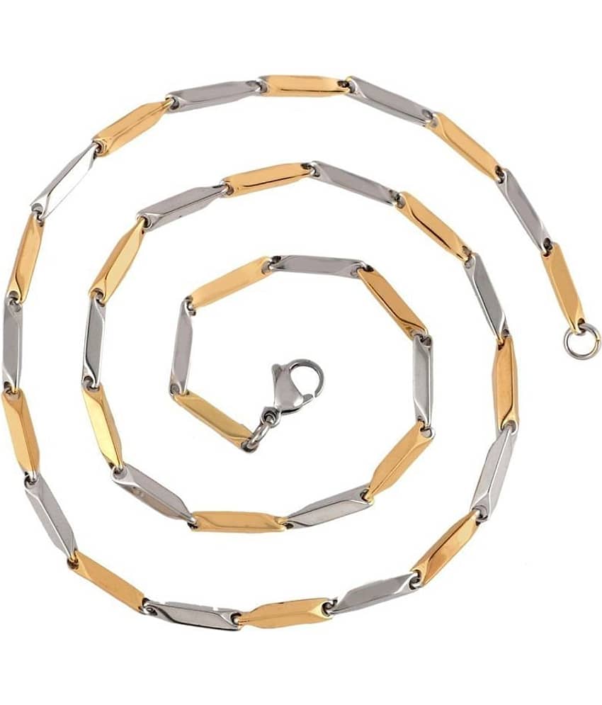 Multiline Company Barlie Type cutting Silver&gold chains For Men