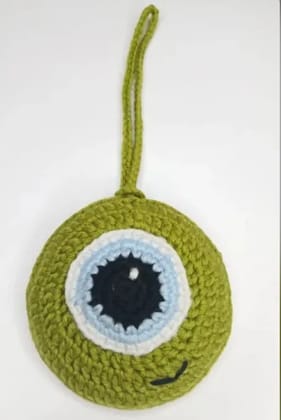 Handmade crochet emoji Pouch, cute emoji coin pouch, air pods pouch, keychain pouch, bag charm, multi A purpose storage  Pouch Pack Of 4