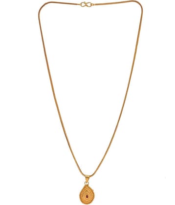 Jewarhaat - Golden Pendant ( Pack of 1 )