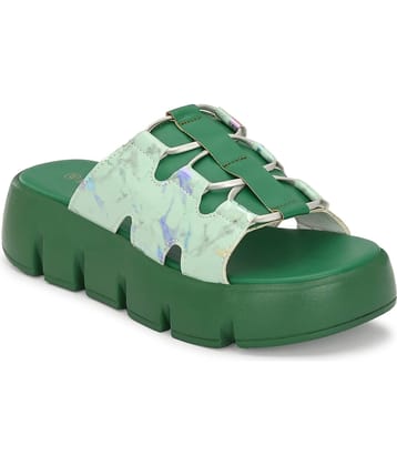 El Paso Green Women's Flats