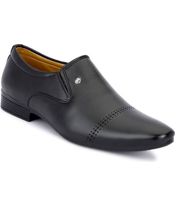 MARKRANGE - Black Men's Slip On Formal Shoes