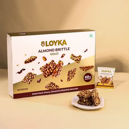 Loyka Almond Brittle Jumbo Gift Box (360g) | Premium Roasted Almonds | Gifting & Celebrations Loyka Almond Brittle Jumbo Gift Box (360g) | Premium Roasted Almonds | Gifting & Celebrations