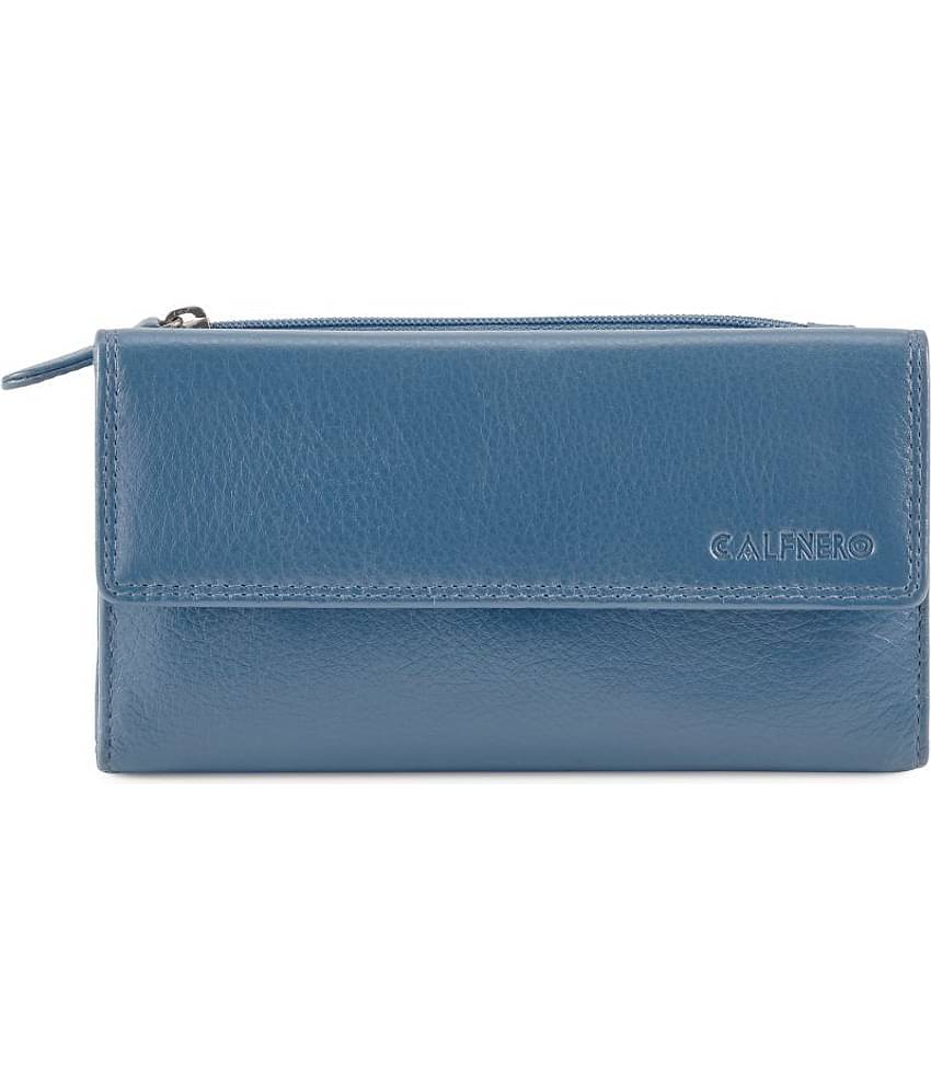 Calfnero Navy Wallet