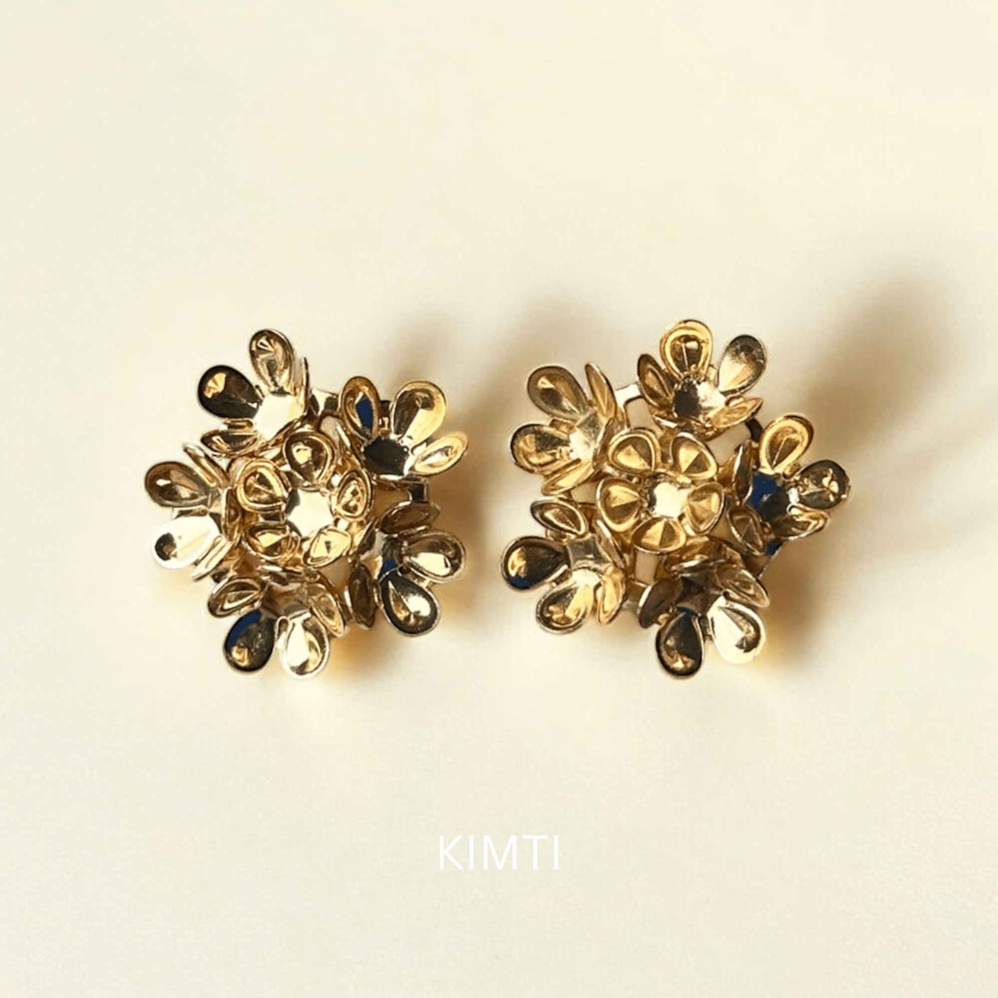 Floral Cluster chunky Earrings