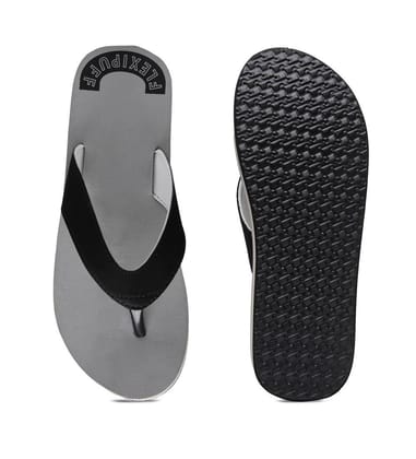 Unisex Rubber Mens Slippers for Ultimate Comfort Size 7 (Grey)