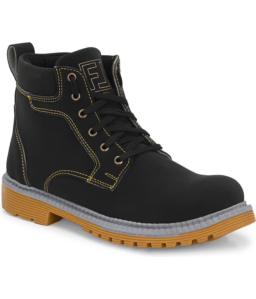 Footloose Black Men's Party Boots