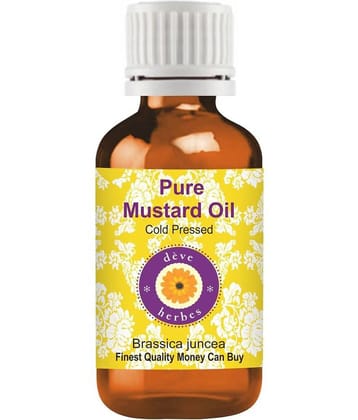 Deve Herbes Pure Mustard (Brassica juncea) Carrier Oil 100 mL