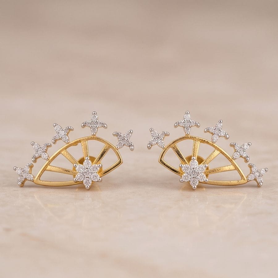 Aurelia Starburst Studs
