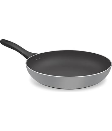 Milton Pro Cook Black Pearl Aluminium Induction Fry Pan, 28 cm /2.5 Litre, Grey