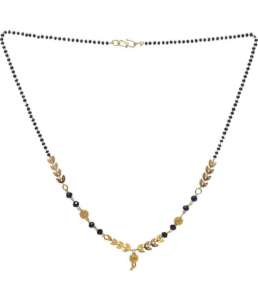 JIPPA - Golden Mangalsutra ( Pack of 1 )